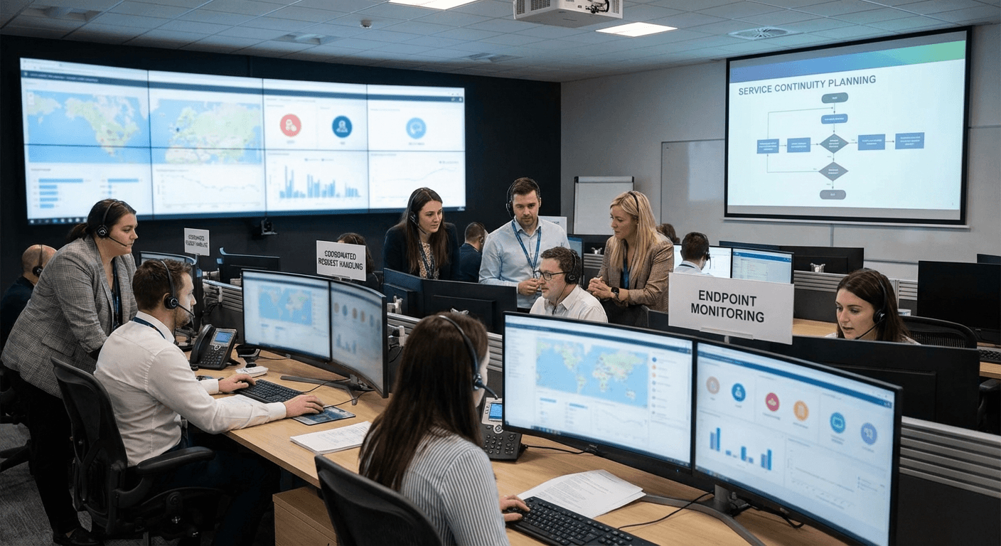 Public-sector service operations dashboard and workflow coordination environment.